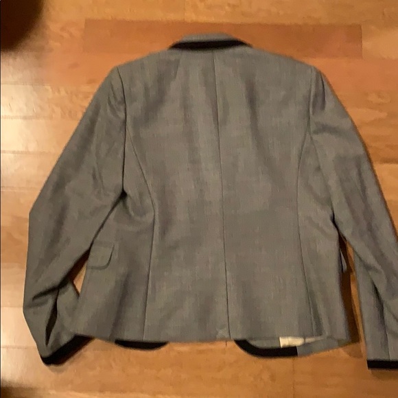 J crew gray navy and gold detail blazer - Picture 8 of 8
